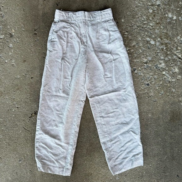 Wilfred Aritzia‎ Linen Pants Sz 4 - Picture 1 of 4